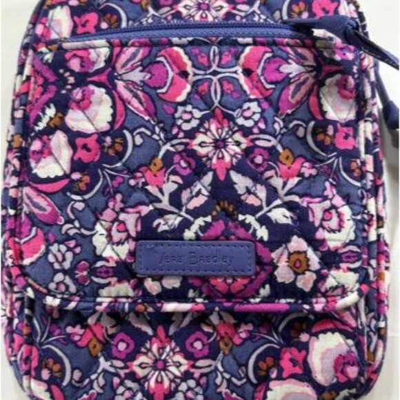 Vera Bradley Quilted Crossbody Bag - Navy/Pink  (NEW!!) - Picture 3 of 5